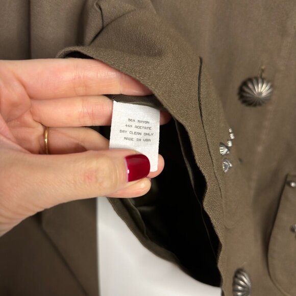 DOUBLE D RANCH Studded Button Front Jacket - Picture 7 of 7